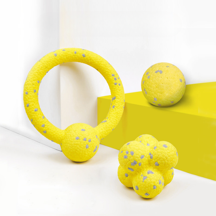Durable Dog Chew Ring Balls - Fun Interactive Toy