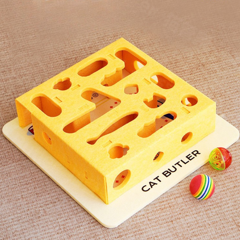 Interactive Cat Toy Maze Box for Engaging Playtime Fun