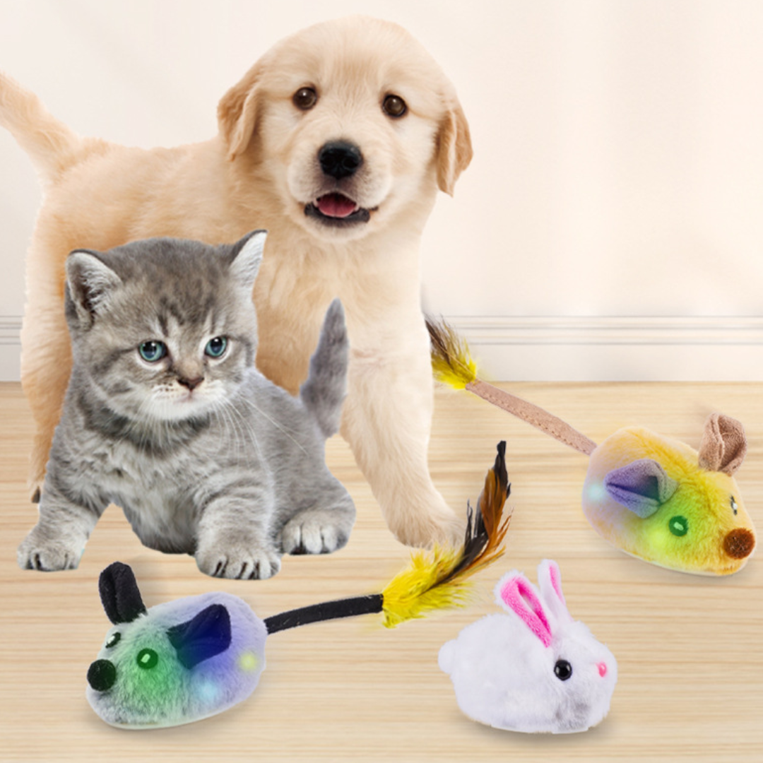 Interactive Cat Toy: Fun Rolling Electric Mouse for Cats