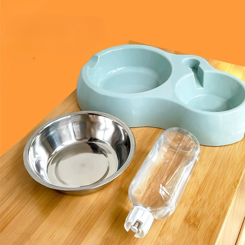 Durable Cat & Dog Feeding Bowl Set - Easy Clean Design