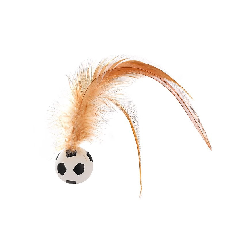 Interactive Cat Toy with Lightweight Feather Balls for Fun Play