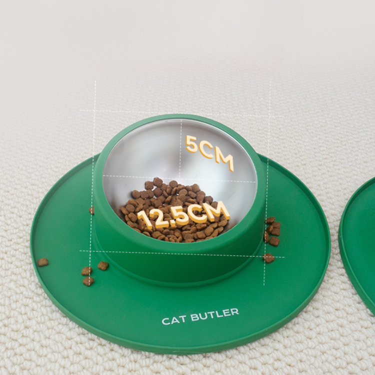 Durable Anti-Flip Silicone Pet Feeding Bowl for Mess-Free Meals