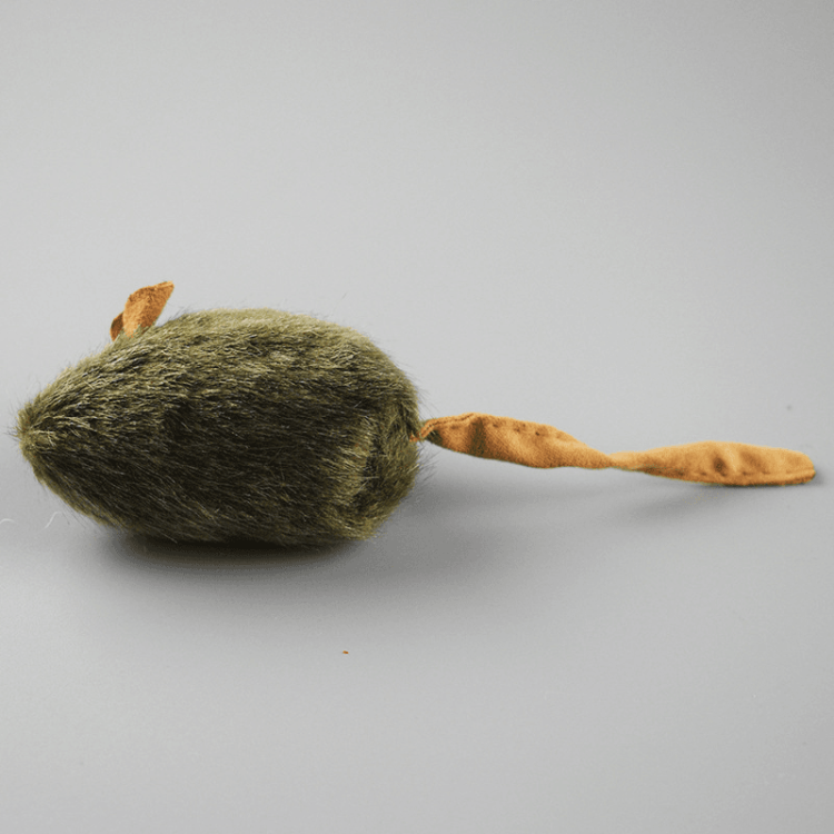 Interactive Plush Cat Toy Mouse with Sound for Endless Fun