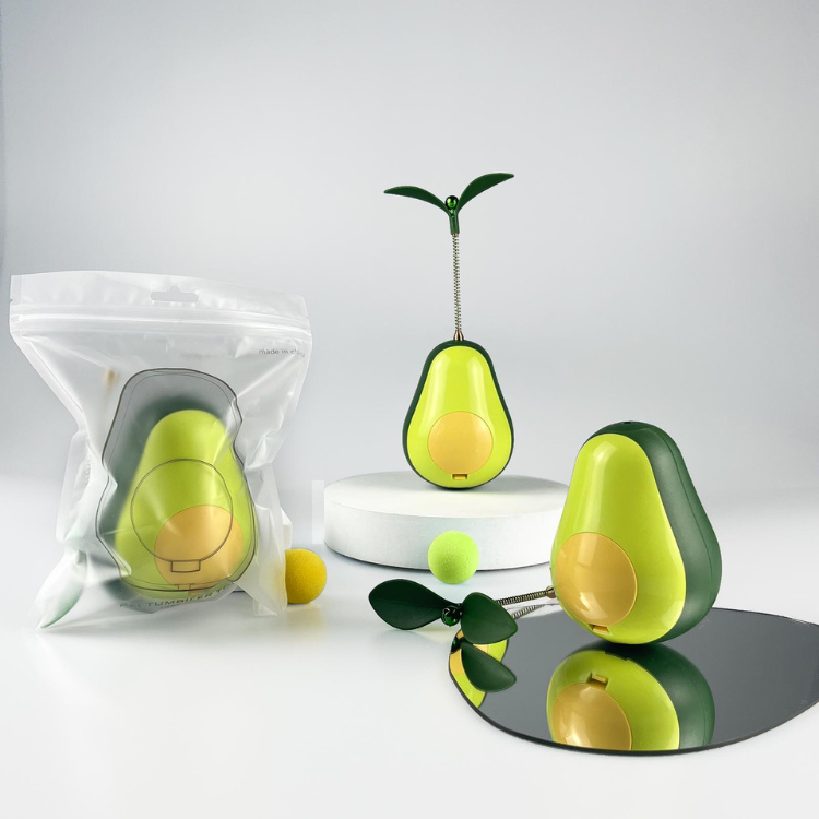 Interactive Avocado Cat Toy with Catnip for Endless Fun