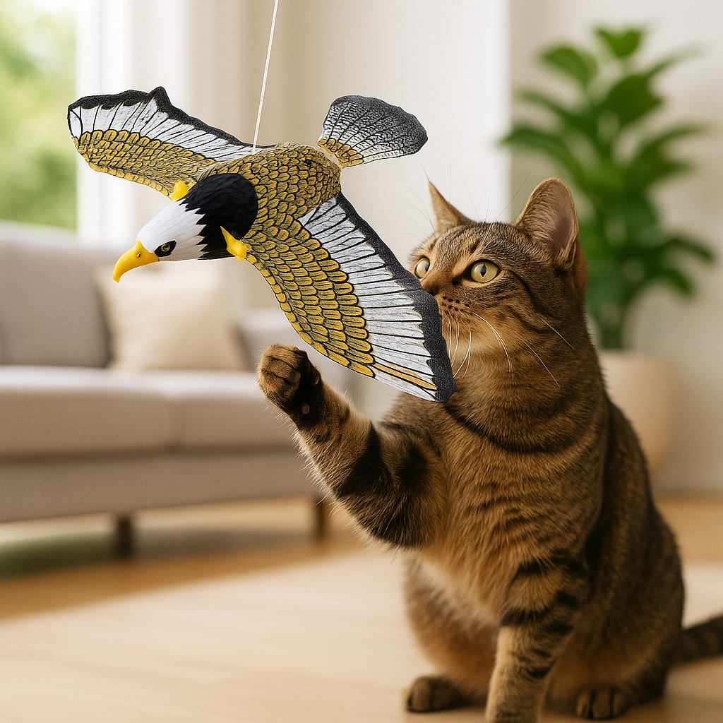Interactive Cat Toy: Fun Simulation Bird for Engaging Play