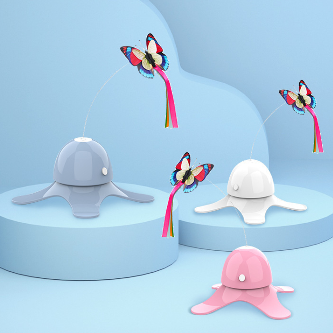 Interactive Electric Butterfly Cat Toy for Endless Fun