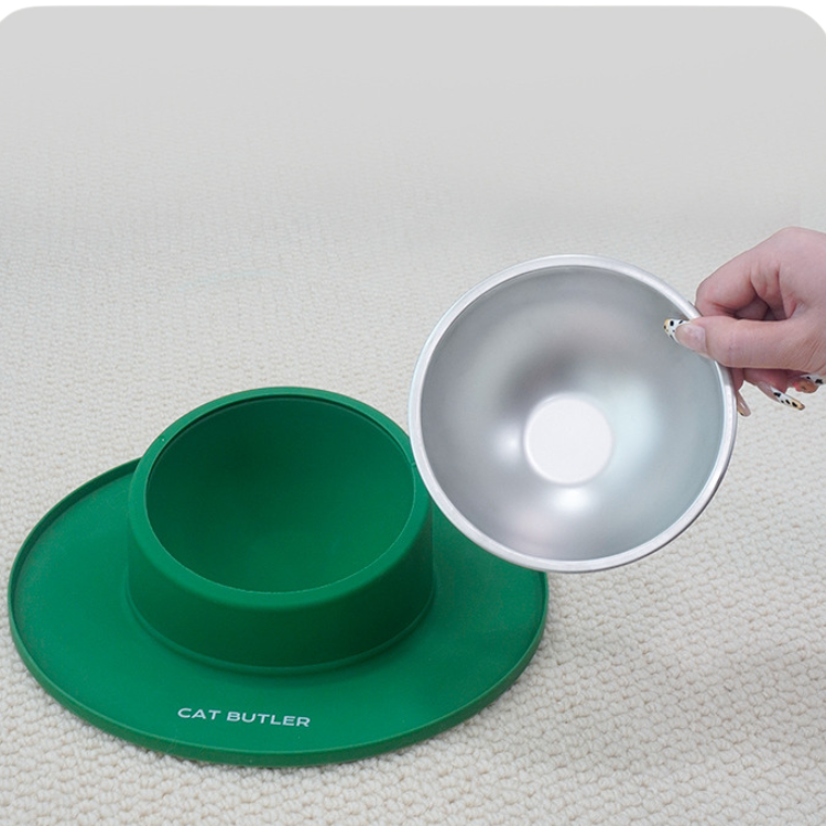 Durable Anti-Flip Silicone Pet Feeding Bowl for Mess-Free Meals