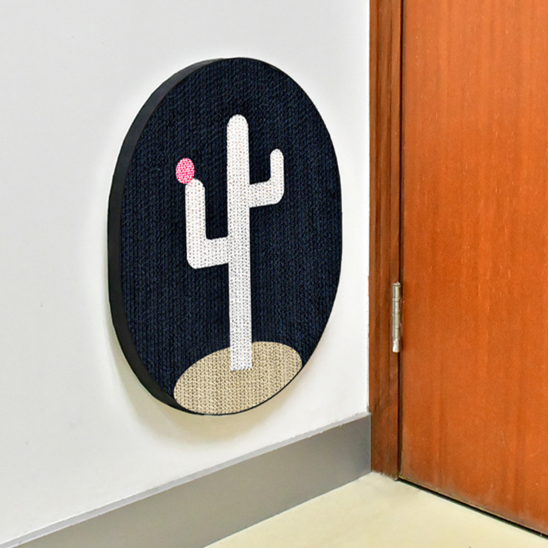 Durable Wall-Mounted Cat Toy for Fun Scratching
