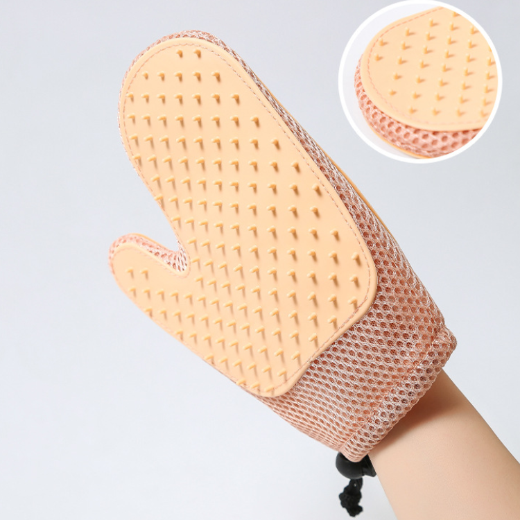 Pet Grooming Tool: Interactive Brush Gloves for Cats & Dogs