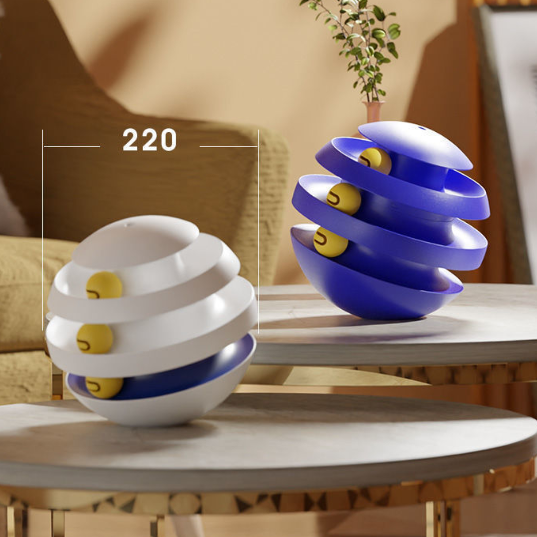 Interactive Cat Toy: Engaging Tumbler Ball for Fun Playtime