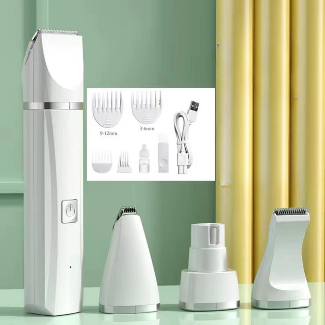 4-in-1 Pet Grooming Tool for Effortless Fur Trimming