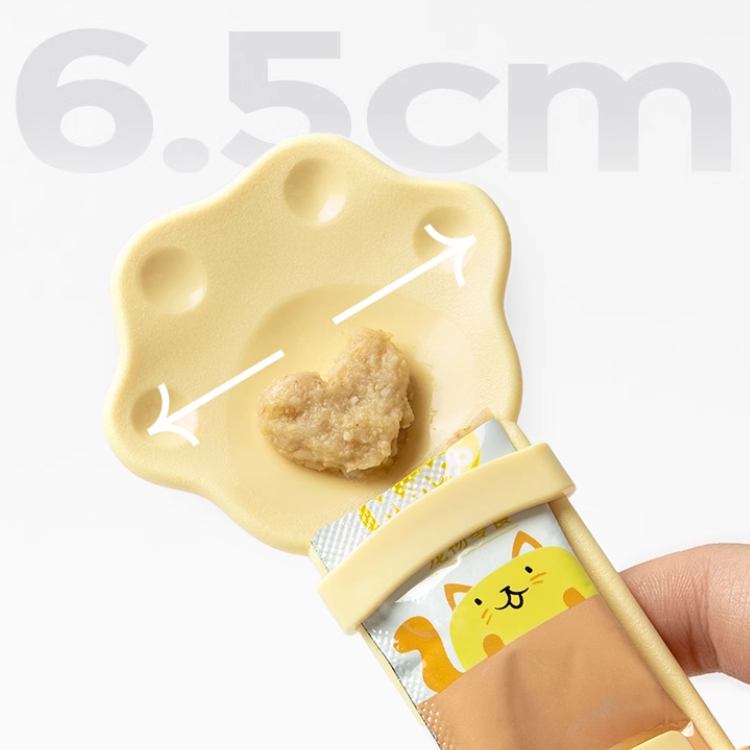 Interactive Cat Treat Squeeze Spoon for Easy Feeding