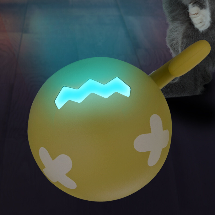 Interactive Self-Rolling Cat Toy for Engaging Playtime