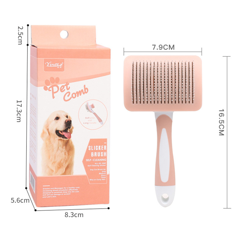 Curved Pet Grooming Tool for Effortless Shedding Control