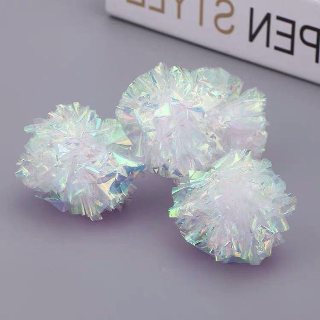 Interactive Crinkle Balls - Fun Indoor Cat Toy
