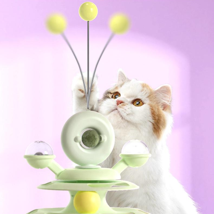 Interactive Cat Toy: Fun Catnip Ball Tower for Playtime