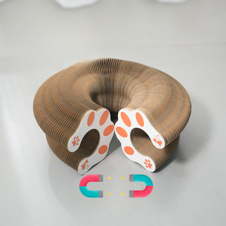 Interactive Cat Toy Scratching Board with Bell for Fun Play