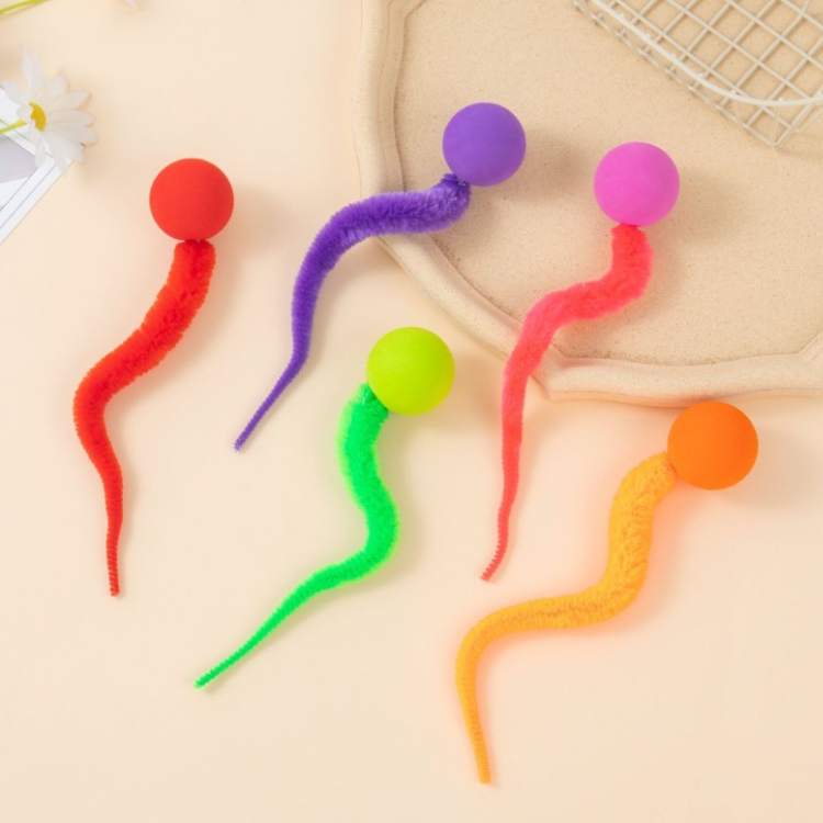 Interactive Elastic Ball Caterpillar Cat Toys for Endless Fun