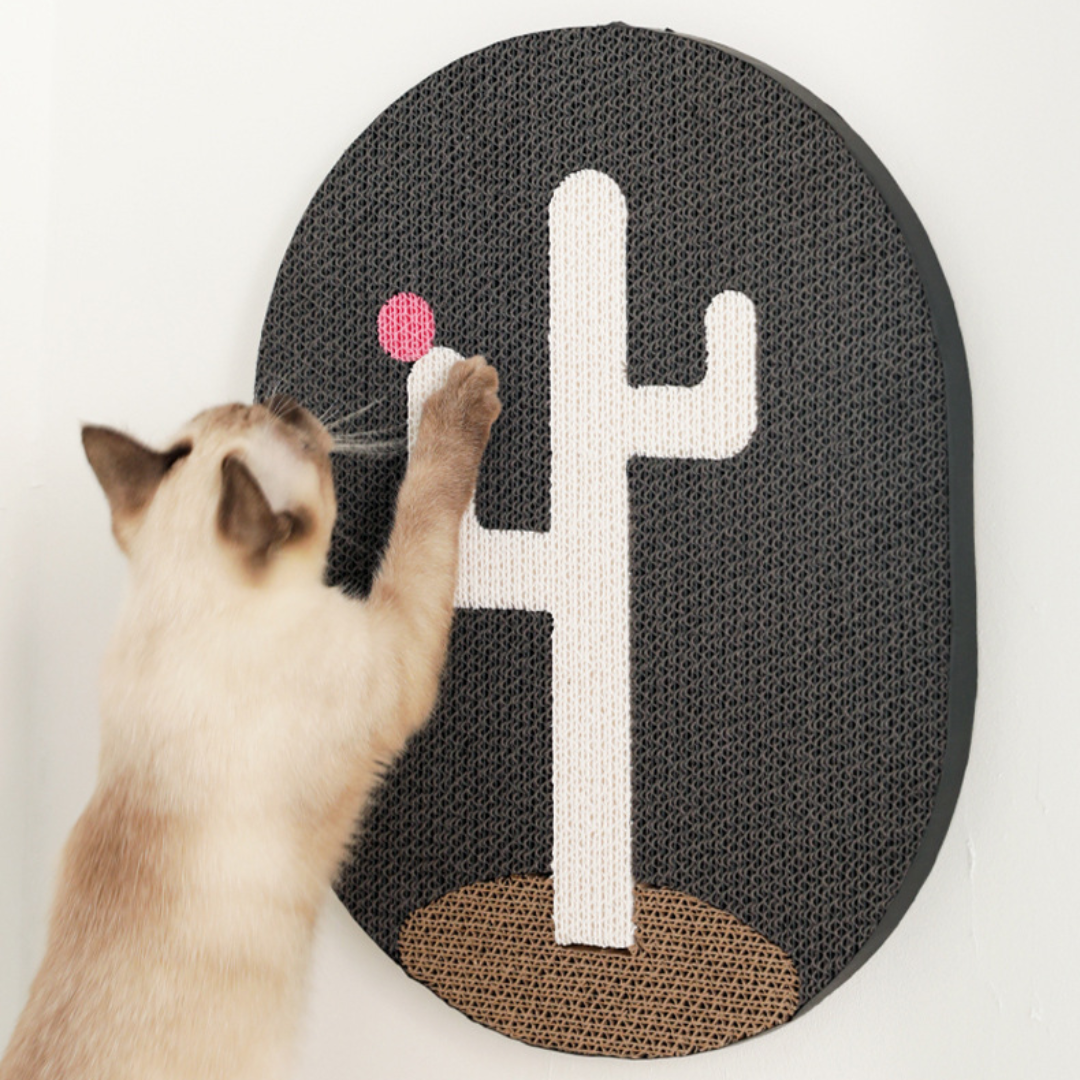 Durable Wall-Mounted Cat Toy for Fun Scratching