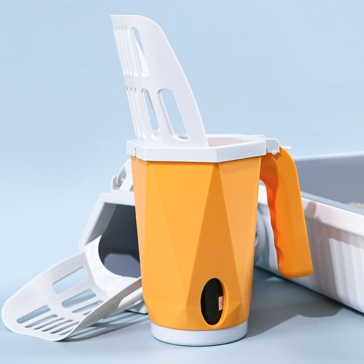 Durable Cat Litter Scoop with Convenient Storage