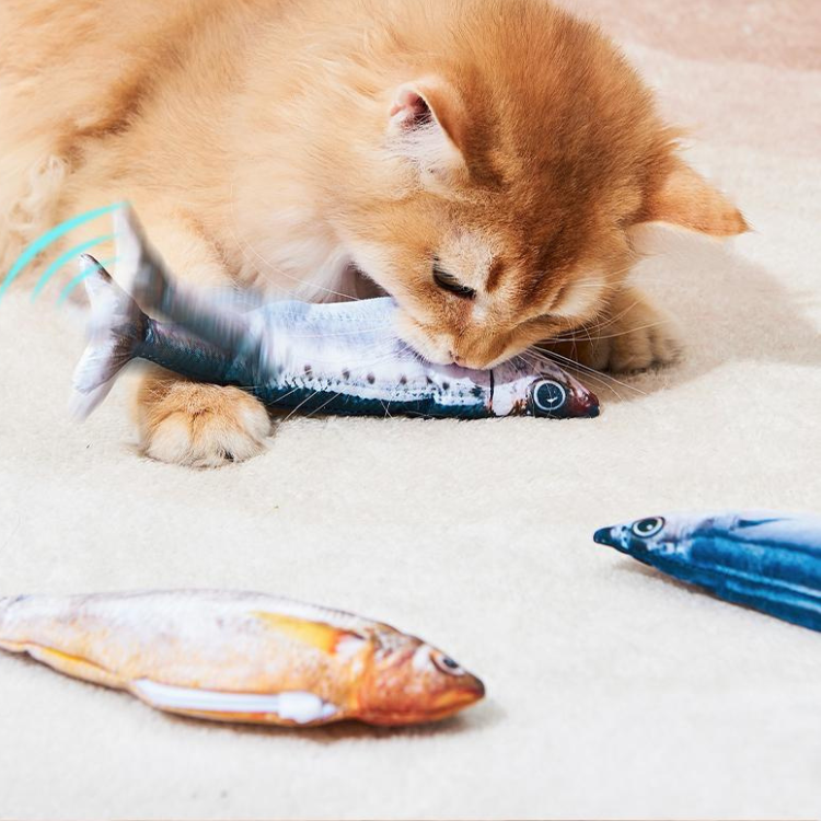 Interactive Realistic Fish Cat Toy - Fun Plush for Playtime