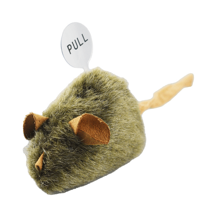 Interactive Plush Cat Toy Mouse with Sound for Endless Fun