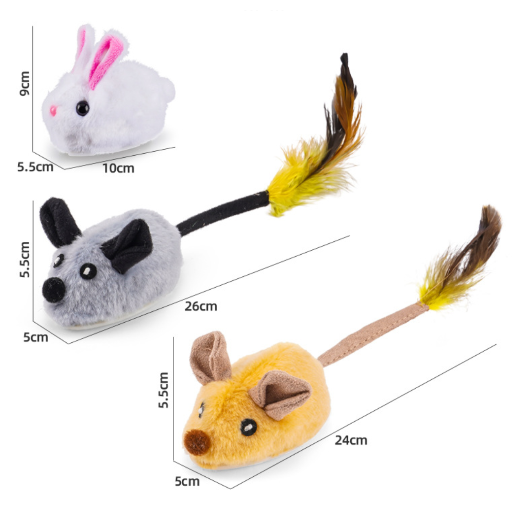 Interactive Cat Toy: Fun Rolling Electric Mouse for Cats