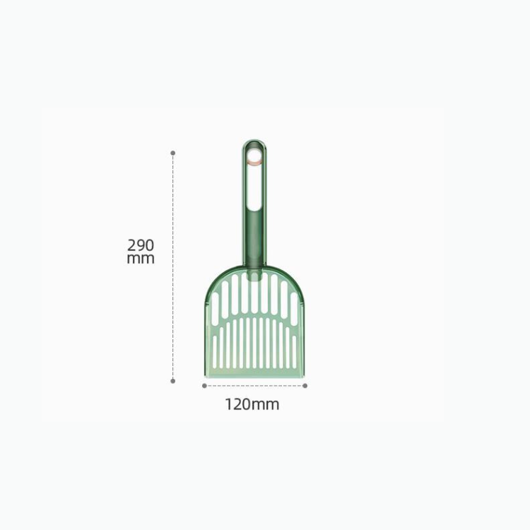 2-in-1 Clear Cat Litter Scoop - Durable & Easy to Use