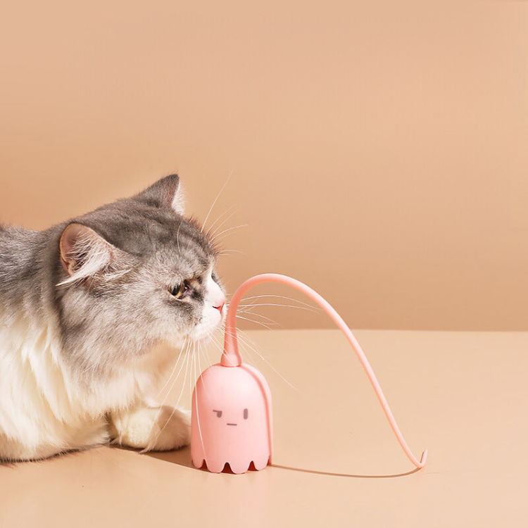 Interactive Electric Cat Toy with Rotating Teasing Tail
