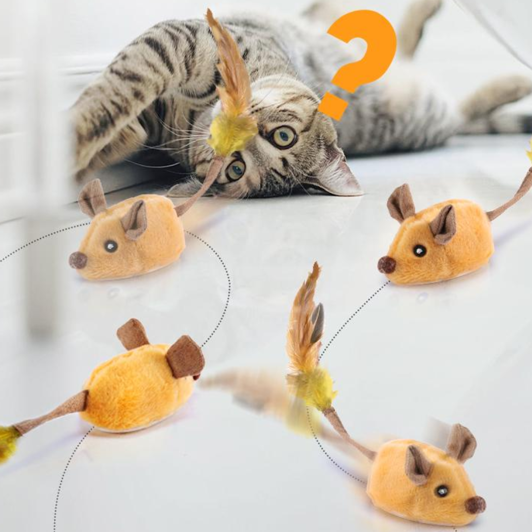Interactive Cat Toy: Fun Rolling Electric Mouse for Cats