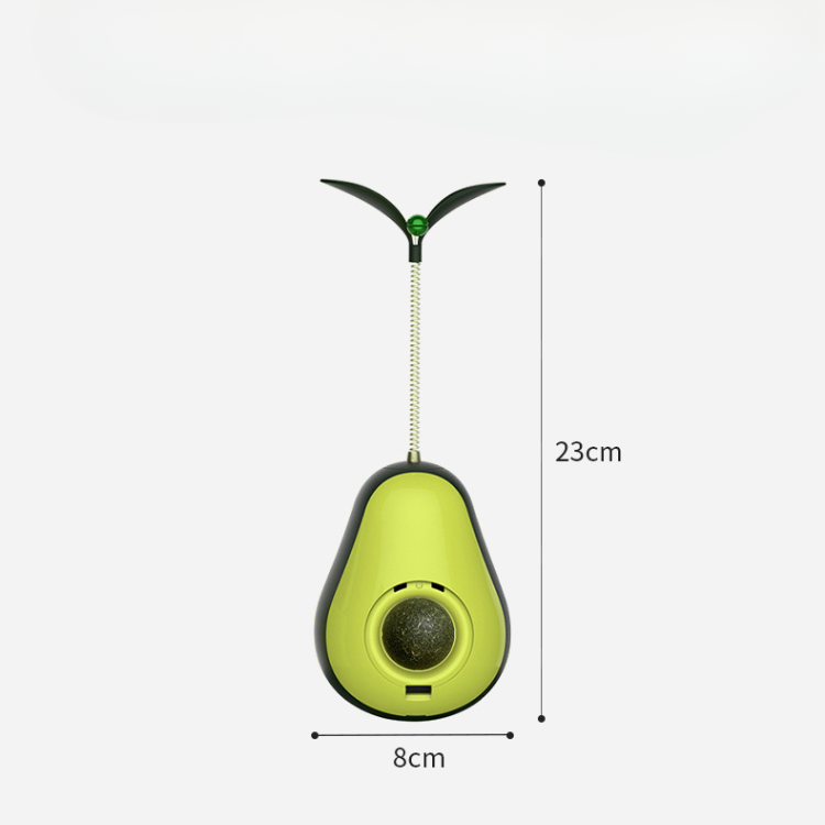 Interactive Avocado Cat Toy with Catnip for Endless Fun