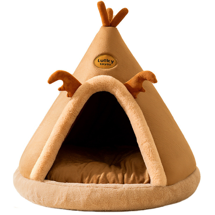 Cozy Winter Cat Bed & Dog House - Warm & Comfortable Retreat