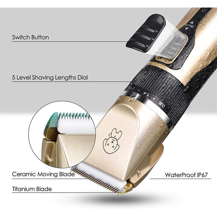 Quiet Pet Grooming Tool for Stress-Free Grooming Sessions