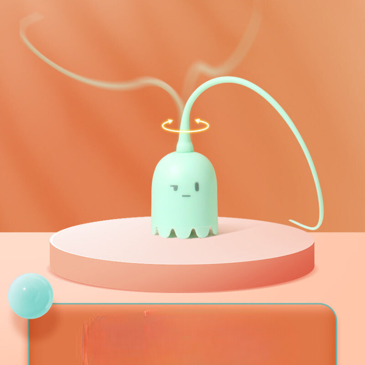 Interactive Electric Cat Toy with Rotating Teasing Tail