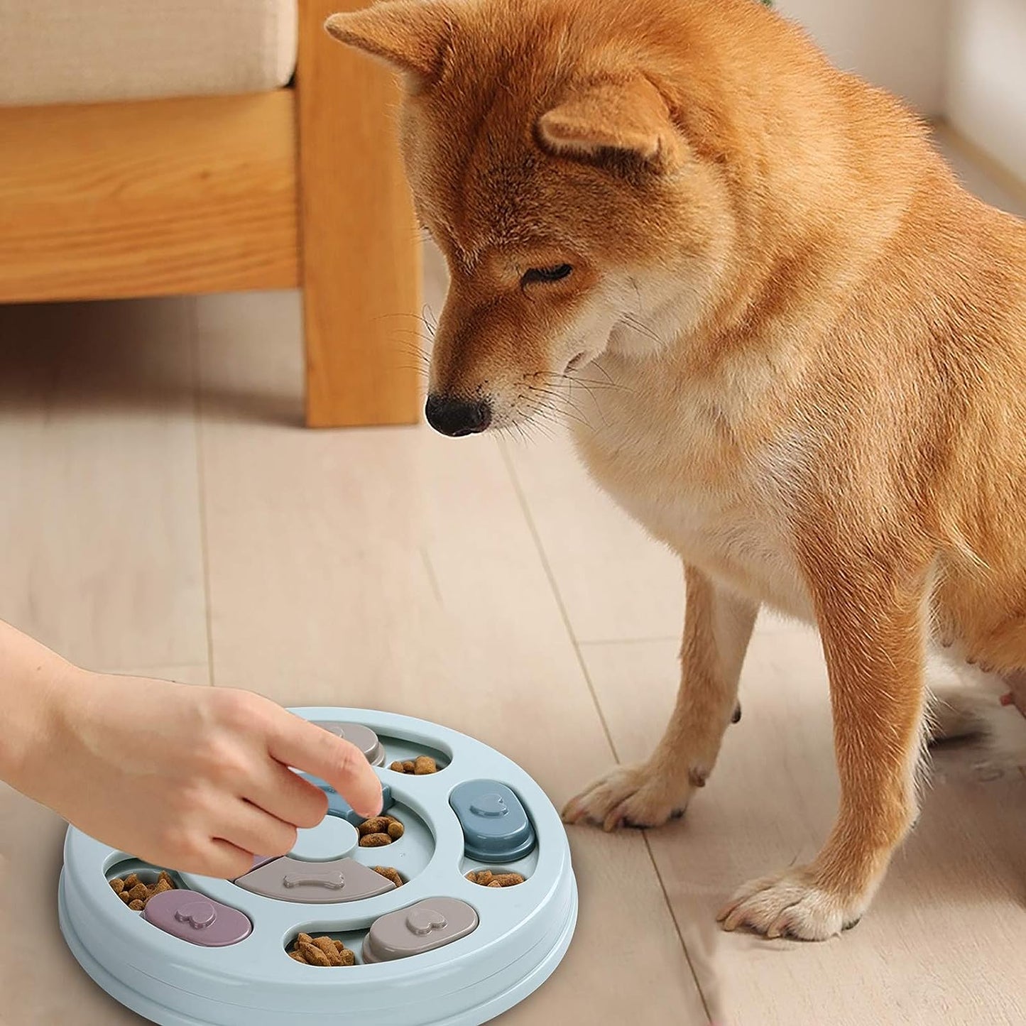 Interactive Dog Toy Puzzle Feeder for IQ Training Fun