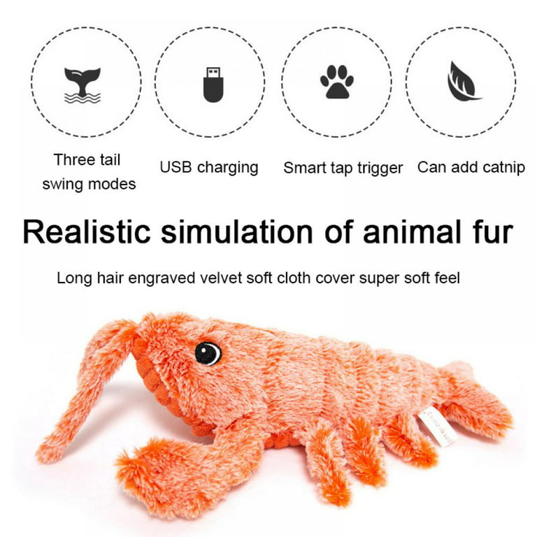 Interactive Electric Lobster Cat Toy for Engaging Playtime