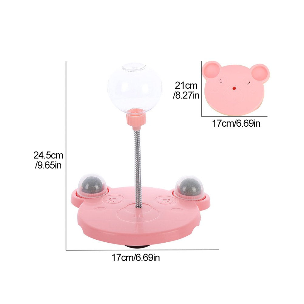 Interactive Leaking Treats Ball Cat Toy for Fun Playtime