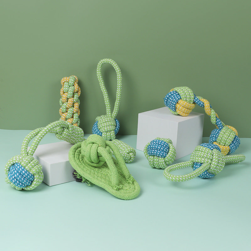 Durable Dog Toy: Knotted Rope Tug for Interactive Play