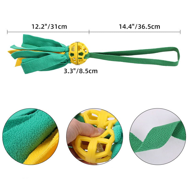 Interactive Dog Toy: Leaking Food Sound Ball for Fun Play