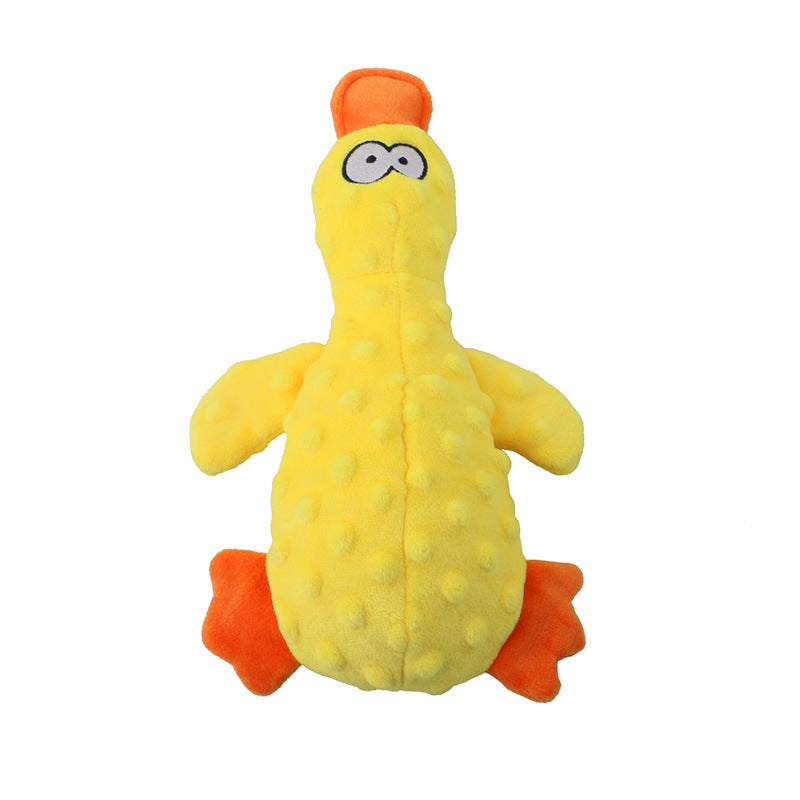 Interactive Squeaky Plush Duck Dog Toy for Endless Fun