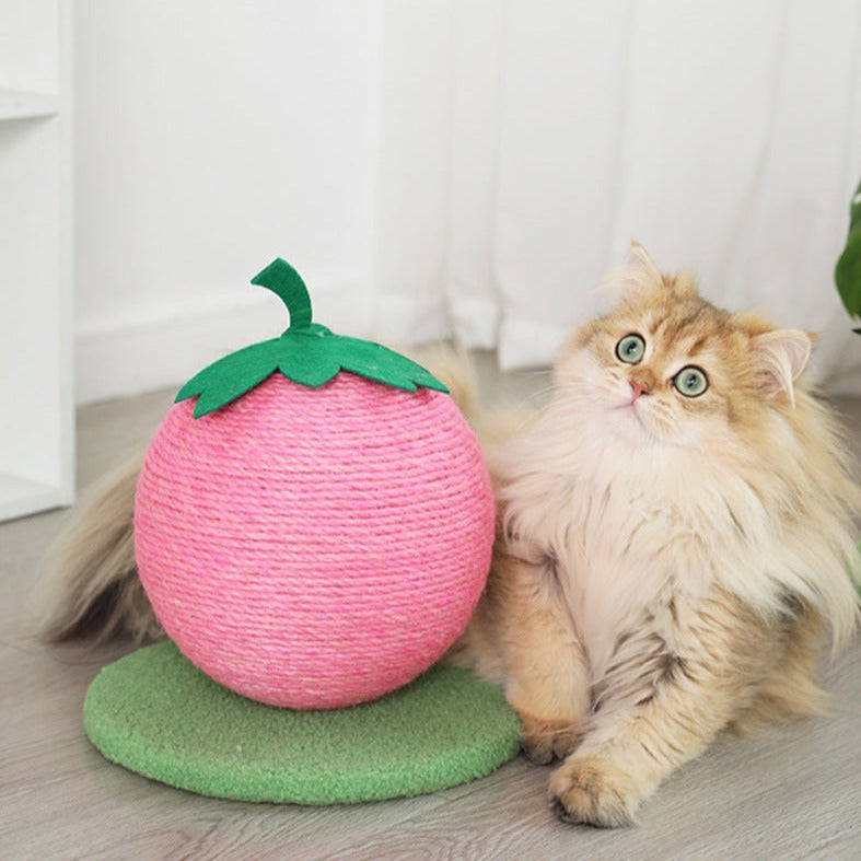 Durable Sisal Ball Cat Toy for Fun Scratching & Play