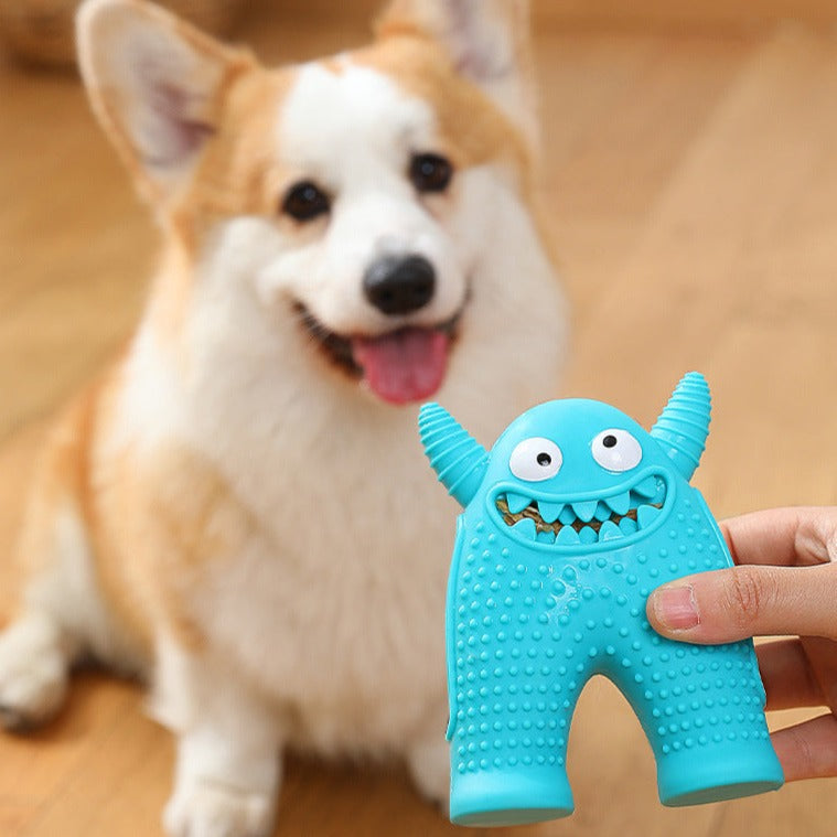 Durable Dog Toy: Fun Monster Sound Chew for Teething