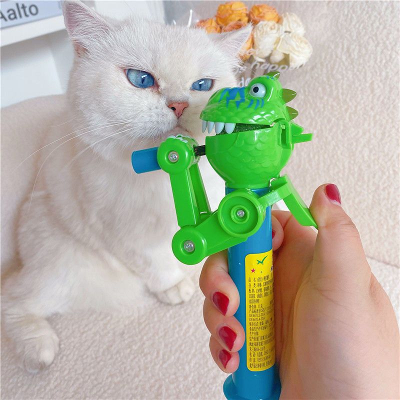 Interactive Dinosaur Cat Toy with Catnip for Endless Fun