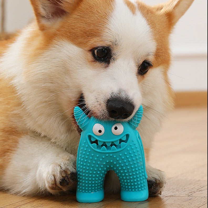 Durable Dog Toy: Fun Monster Sound Chew for Teething