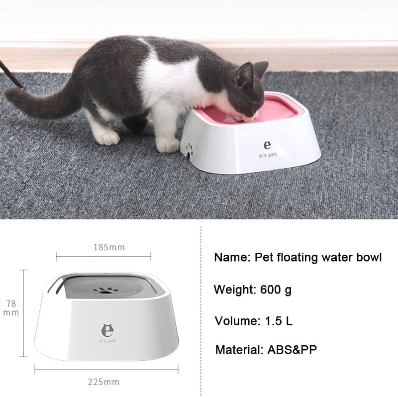 Floating Pet Water Bowl - Interactive Dog & Cat Accessory