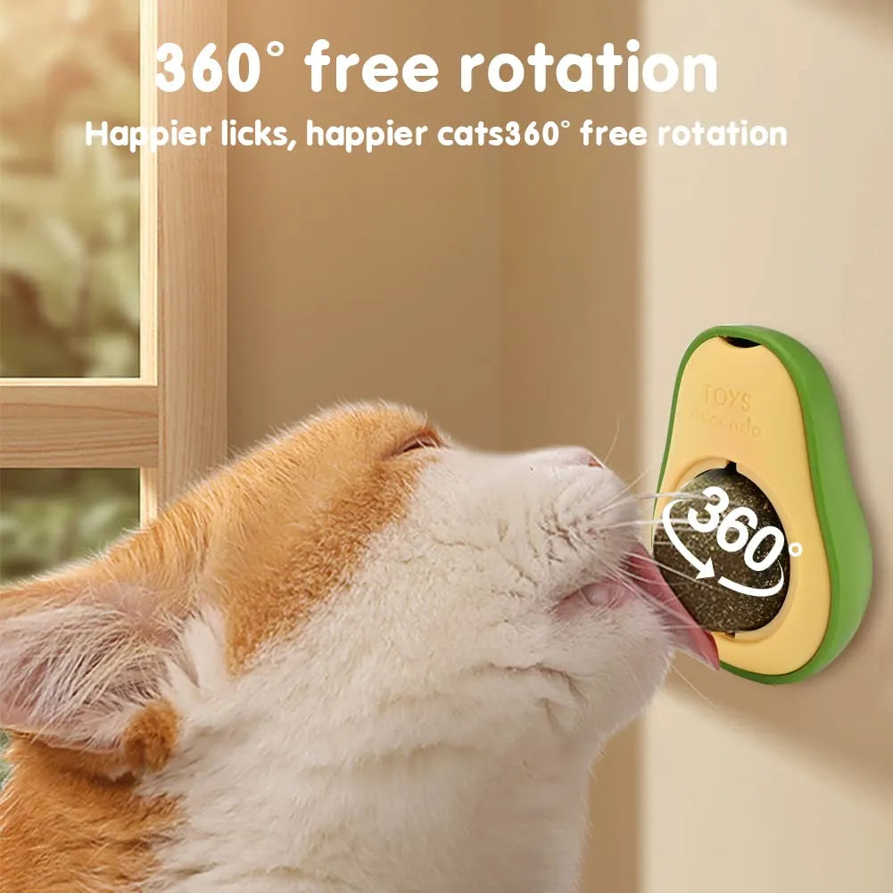 Interactive Avocado Cat Toys with Catnip for Fun Playtime