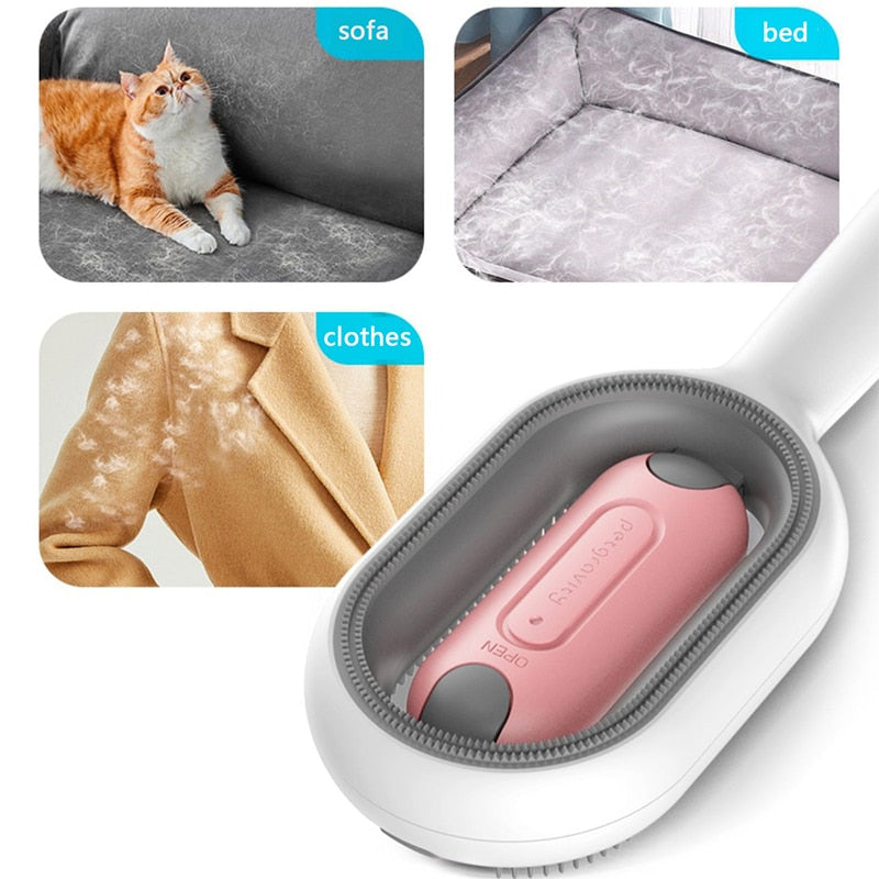 Effortless Pet Grooming Tool: Cat Hair Remover Brush