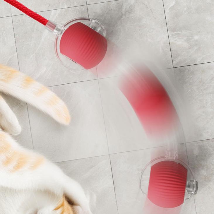 Interactive Electric Cat Toy: Automatic Rolling Ball Fun