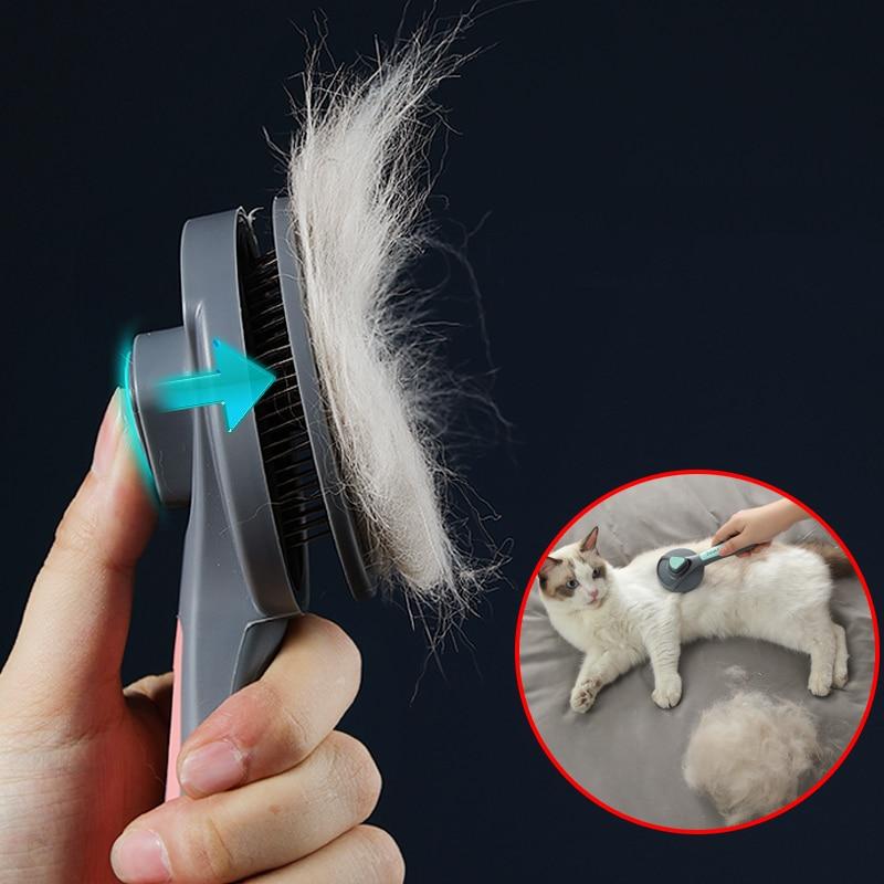 Pet Grooming Tool: Effective Hair Remover Slicker Brush