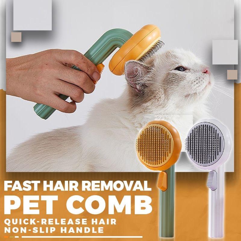 Pet Grooming Tool: Effective Hair Removal Brush for Cats & Dogs